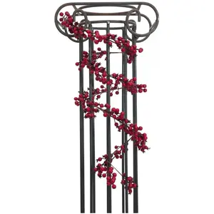 Europalms EUROPALMES Guirlande de baies rouges 180cm - Vrilles et guirlandes pas cher