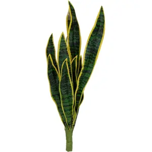 EUROPALMS Chanvre arqué (Eva) artificiel, vert-jaune, 60 cm | Sansevie... pas cher