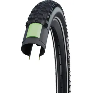 Comparateur de prix : Schwalbe Pneu VTT 29x2.25 Smart Sam Plus Antifuite Noir Reflex Snake Skin GreenGuard