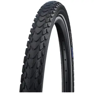 Pneu rigide Schwalbe Marathon Mondial RaceGuard réfléchissant noir - 26x2.00 pas cher