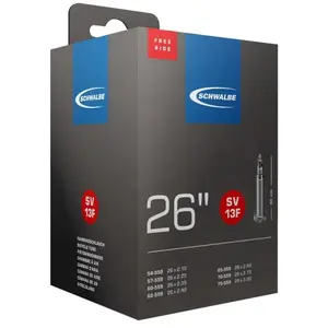 Comparateur de prix : Chambre Ã  air VTT Schwalbe SV13F 26x2.10-3.00 valve Presta (40 mm)