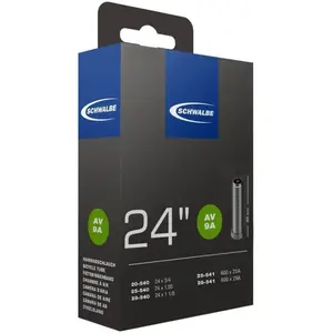 Comparateur de prix : Schwalbe tube intérieur 24 x 3/4 / 1 1/8 (20/28-540/541) AV 9A40 mm