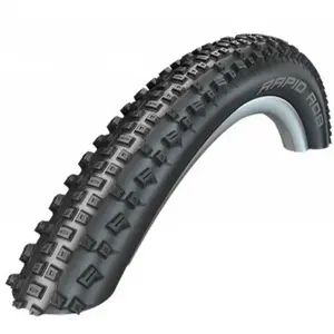 Pneu Schwalbe Rapid Rob Hs425 Kg Sbc/L.Bl Noir 26"x2,25" 703544 pas cher