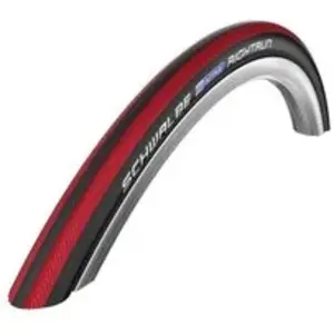 Pneu rigide Schwalbe Rightrun Hs387 Kg Lskin/Rouge Noir 24"x1" 705007 pas cher