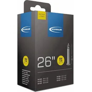 Comparateur de prix : Chambre à air valve Presta Schwalbe Extra Ligera 26x1.50-2.25 40 mm TU