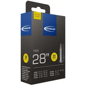 Comparateur de prix : Chambre à Air Schwalbe Extra Long Presta Valve SV20Xl 700 x 20 PV60