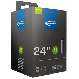 Comparateur de prix : Chambre Ã  air VTT Schwalbe AV10D DownHill 24x2.10-3.00 valve Schrader