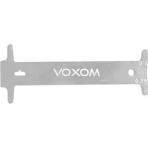 Jauge d'usure de chaîne Voxom WMi7 pour vélos 1-8 vitesses, argent pas cher