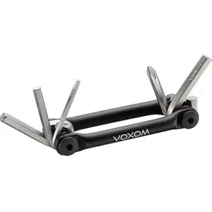 Voxom Outil Multifonction WK46 en Acier Inoxydable avec 5 Fonctions Essentielles pas cher
