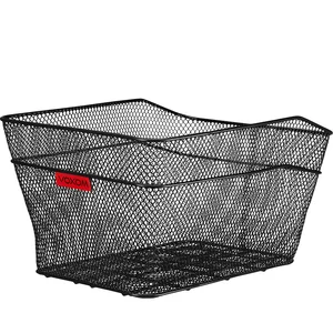 Comparateur de prix : Voxom Panier Bas2 Noir Extra Haut en Maille d'Acier pour Porte-Bagages Vélo