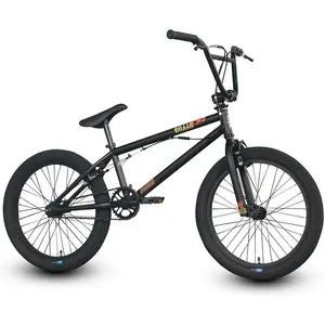 Bicyclette BMX SIBMX FS-1 Draak Noir Mat avec Système Rotor Odyssey G3 et PicotsVendu paramazon