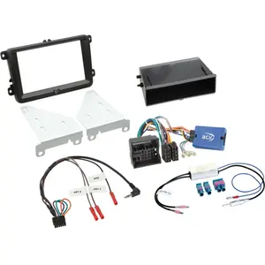 ACV Kit 1-Din Vw/Seat/Skoda Avec Compartiment Seat; Skoda; Vw, Volkswagen ... pas cher