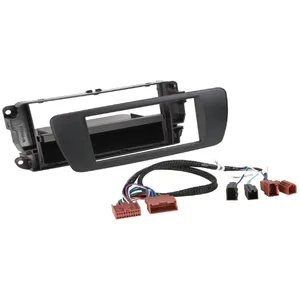Comparateur de prix : ACV Facade Autoradio 1din Compatible Avec Seat Ibiza 6j Fl - Noir Nit