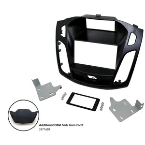 ACV Adnauto - Facade autoradio 2DIN compatible avec Ford Focus ap15 Noir