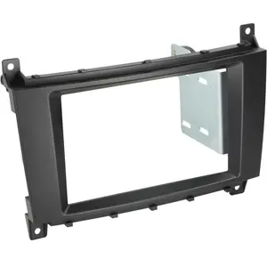 ACV 0772.10284 Façade d'autoradio 2 DIN pour Mercedes Classe C CLC Noir pas cher