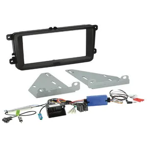 Comparateur de prix : ACV Kit Installation Autoradio 2din Swc Adaptateur Ant. Compatible Avec Vw Seat Skoda Ap03 Noir