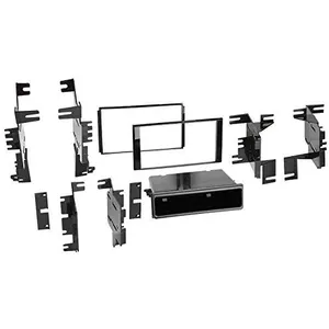 ACV Adaptateur de façade 2-din pour nissan navara->> noir / glossy nc pas cher