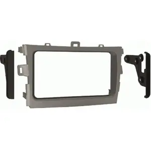 Comparateur de prix : Panneau Radio 2-Din Toyota Corolla/Verso (Ar2) 2009-2018 (Metra) Argen...