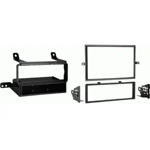 Panneau Radio 2-Din Avec Compartiment De Rangement Nissan/Suzuki Noir ...