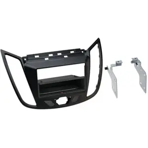 ACV Adaptateur de façade 2-DIN Inbay® pour Ford Kuga 2013 noir mat