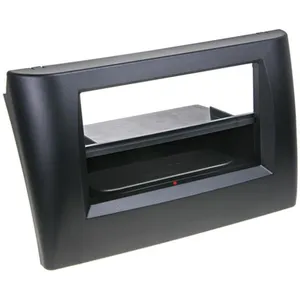 ACV Adnauto - Facade autoradio 2DIN compatible avec Fiat Stilo 01-08 Vide poche Induction Qi Noir