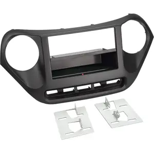 ACV Adaptateur de façade 2-din pour inbay pour hyundai i10 11/2013 > noir