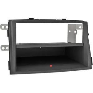 ACV Kit Facade autoradio 2DIN compatible avec Kia Sorento ap09 Avec vide poche Induction Qi Noir
