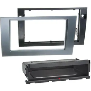 2-DIN Paneel geschikt voor Inbay® Audi A4 - Seat Exeo Kleur: Anthracie...