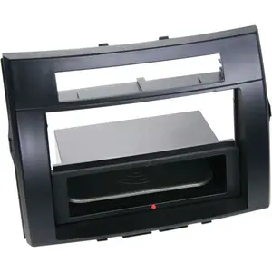 ACV Adnauto - Facade autoradio 2DIN compatible avec Toyota Corolla Verso 04-09 Avec vide poche Induction Qi NoirVendu paramazon