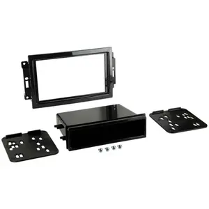 Comparateur de prix : ACV Adaptateur de façade 2-din pour avec vide poche chrysler / jeep noir nc