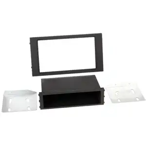 Comparateur de prix : Adaptateur de façade 2-DIN avec vide poche Seat Leon 2014- noir