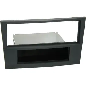 ACV Adaptateur de façade soft touch 1-din avec vide poche astra 2004 > charbon nc pas cher