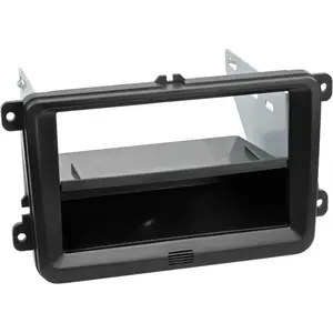 Comparateur de prix : ACV Adaptateur de façade 2-din pour avec vide poche seat / skoda / vw noir nc