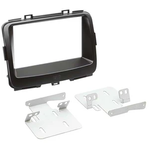 ACV Kit Facade autoradio 2DIN compatible avec Kia Carens ap13 Noir pas cher