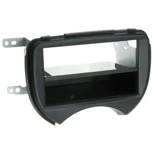 ACV Adaptateur de façade 2-DIN avec vide poche Micra 2011-2013 noir pas cher