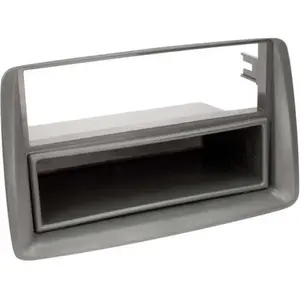 Comparateur de prix : Adaptateur de façade 2-DIN - ACV - Fiat Panda - Gris - Vide poche