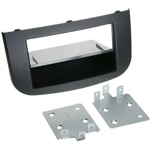 Comparateur de prix : MyHandsfree Adaptateur de façade 2-DIN avec vide poche Mitsubishi Colt 2008 > noir