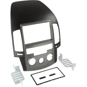 MyHandsfree Adaptateur de façade 2-DIN Hyundai i30 2008 air conditionné manuel