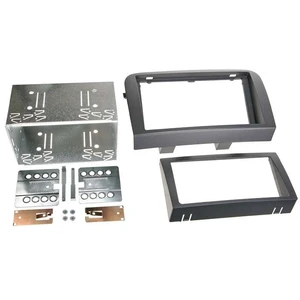 Adaptateur de façade 2-DIN - ACV - Fiat Croma - Noir - 2005 - Non universel pas cher