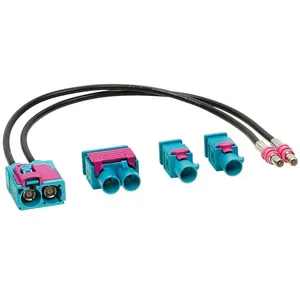 ACV Kit Adaptateur antenne double Fakra f double Fakra m ou 2X simple Fakra m