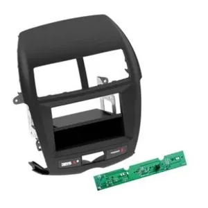 Comparateur de prix : ACV Adaptateur de façade 2-din pour avec vide poche mitsubishi asx 2010 > noir