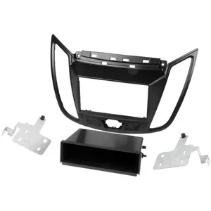 Adaptateur de façade 2-DIN - ACV - Ford Kuga 2013 - Noir mat - Vide poche - Autoradio pas cher