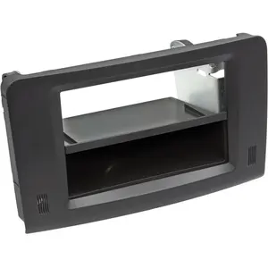 Adaptateur de façade 2-DIN avec vide poche Mercedes M-Class W164 2005