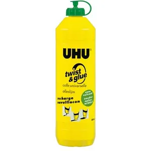 Colle UHU, Recharge Sans Solvant Bouteille 810ml pas cher