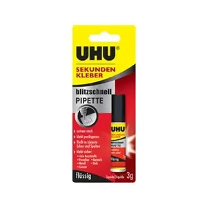 Comparateur de prix : UHU colle instantanée blitzschnell PIPETTE, 3g
