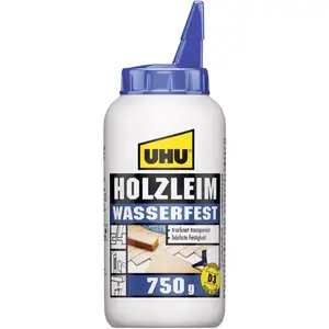 Comparateur de prix : UHU colle à bois étanche 3D, sans solvant, bouteille de 750g