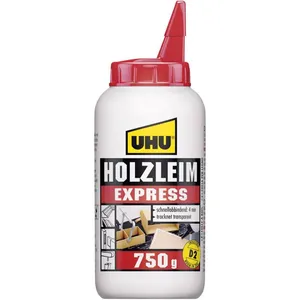 Comparateur de prix : UHU Colle à bois Express D2, sans solvant, 750 g bouteille