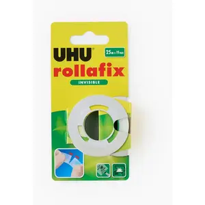 Comparateur de prix : UHU Rollafix Invisible Recharge 25m x 19mm