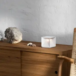 Comparateur de prix : Sigor Lampe à poser LED rechargeable Nutalis, blanc neige