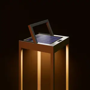 Comparateur de prix : Sigor Lampe solaire LED Numove, gris graphite, hauteur 32,5 cm